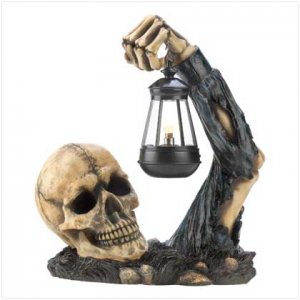 SINISTER SKULL WITH LANTERN