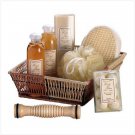 HERBAL GINGER TEA BATH GIFT BASKET