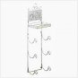 FLORAL TILED TOWEL RACK