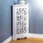 SHABBY CHIC CORNER CABINET