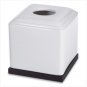 BLACK WHITE CERAMIC TISSUE HOLDER