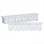 DECORATIVE WHITE WOOD SHELVES