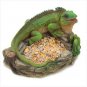GREEN IGUANA BIRDFEEDER