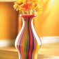 STRIPED GLASS VASE
