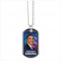 OBAMA FLAG DOG TAG NECKLACE