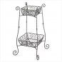 WIRE BASKET PLANT STAND