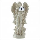 GARDEN ANGEL WITH GAZING BALL