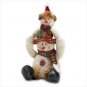 SEATED SNOWMAN PLUSH PAL