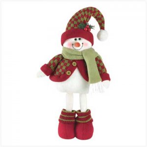 PLUSH STANDING SNOWMAN