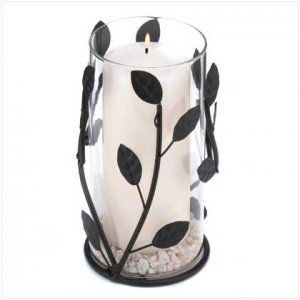 MEDIUM LAUREL BRANCH CANDLE LANTERN