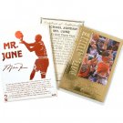 Michael Jordan Career Gold Foil Card - # 20 - Mr. June