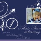 First birthday invitation
