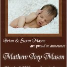Love memories joy baby boy anouncement