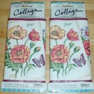 Borden Collage Orange/Yellow Poppies Poppy Flowers Wallpaper Border WFP4294 10 yd ~ Free Shipping