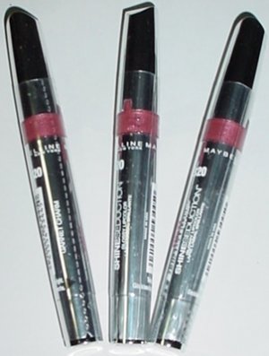 3 Maybelline Shine Seduction Lip Gloss Lipgloss Glossy Lipcolor 320 Garnet Charm ~ Free Shipping