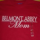 Belmont Abbey College BAC Mom Mother Burgundy Dark Red T-Shirt ~ Ladies S Small ~ Free Shipping
