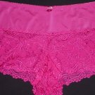 Body Form Dark Pink Sheer Lace Women's Ladies' Boyshorts Panties ~ Free Shipping