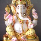 Bautiful Diamond Studded Ganesha Statue 18" - GNS18006