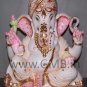 Marble Ganesh Statue 12" - GNS120021