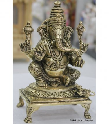 Brass Ganesh Idol