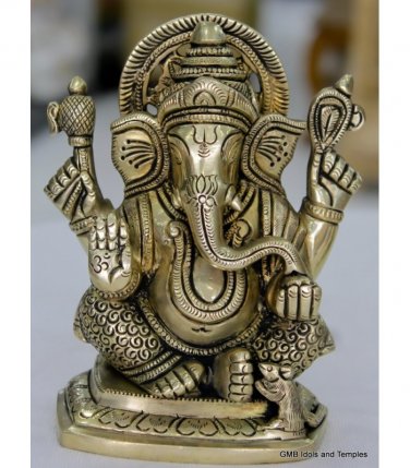 Brass Ganesh Idol