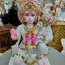 Lord Shree Bajrang Bali Made from White Marble