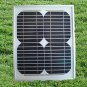 10W monocrystalline solar panel for 12v battery