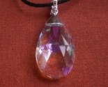 Tachyon Austrian Crystal Teardrop Sterling Silver Pendant