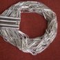 Wellspring Prosperity Tachyon Sterling Silver Infinity Link Bracelet
