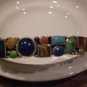 Tachyon Sterling Silver Multi-Gemstone Cuff Bracelet