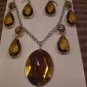 Tachyon Bronze Necklace and Earrings Set