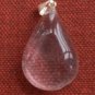 Tachyon Sterling Silver Teardrop Quartz Pendant