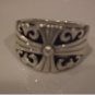 Tachyon Sterling Silver Ring Size 8