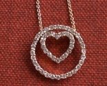 Tachyon Everlasting Love Crystal Heart Necklace