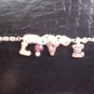 Sterling Silver Inspirational Love Charm Tachyon Bead Necklace