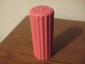 Corrugated Pillar candle