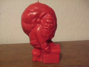 Santa candle