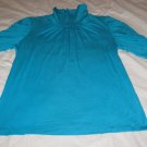 Cable & Gauge Turtle Neck Blouse - Size Medium