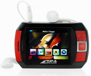 4GB 2.4 Inch True Color TFT LCD Display MP4 Player Built-in Spea