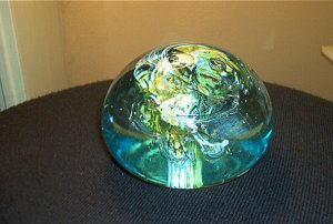 Hand Blown Paperweight