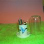 Vintage Blue Bird Toothpick Holder With Cover