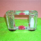 Retro Lucite Rose Salt And Pepper
