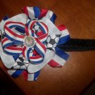 Large Chivas Black Sequin Head Band