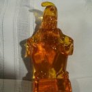 Mosser glass clown 1983 Of figurine amber #1