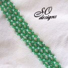 Green Weave Bracelet
