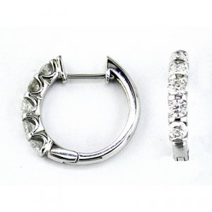 14K Gold Diamond Earring