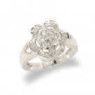 14K White Gold Right Hand Diamond Ring