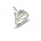 14K White Gold Diamond Right Hand Ring