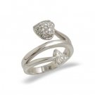 14K White Gold Diamond Right Hand Ring