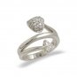 14K White Gold Diamond Right Hand Ring
